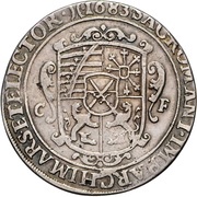 ½ Thaler - John George III, Germany, 1681-1691 reverse image