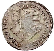 1 Gulden - John George II, Germany, 1669-1670 reverse image
