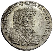 ⅔ Thaler - John George II obverse image