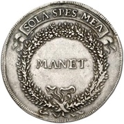⅔ Thaler - John George III Death, Germany, 1687 reverse image