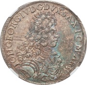 ⅔ Thaler - John George IV obverse image
