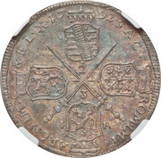 ⅔ Thaler - John George IV, Germany, 1692-1693 reverse image