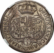 ⅔ Thaler - Frederick August I, Germany, 1697-1705 reverse image