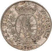 ⅔ Thaler - Frederick August III, Germany, 1764 reverse image