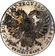 ⅔ Thaler - Frederick August III, Germany, 1792 reverse image