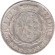 ⅔ Thaler - Frederick August III, Germany, 1793-1806 reverse image