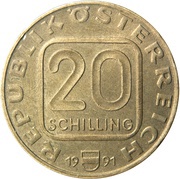 20 Schilling Vorarlberg obverse image