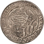 1 Thaler - August, Germany, 1553-1555 reverse image
