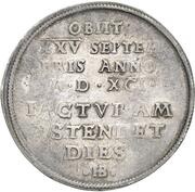 1 Thaler - Christian I Death, Germany, 1591 reverse image