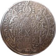 1 Thaler - Christian II, John-George and Augustus - Three Brothers Thaler, Germany, 1592-1601 reverse image
