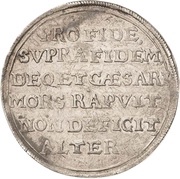 1 Thaler - Christian II, John George I and August Death, Germany, 1611 reverse image