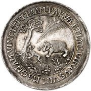 1 Thaler "Affentaler" - John George I Accession, Germany, 1611 reverse image