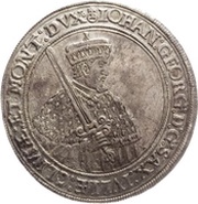 1 Thaler - John George I Vicariat obverse image