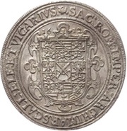 1 Thaler - John George I Vicariat, Germany, 1612 reverse image