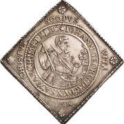 1 Thaler - John George I Klippe; Birth obverse image