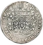 1 Thaler - John George I, Germany, 1616-1624 reverse image