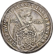 1 Thaler - John George I Centenary of the Reformation obverse image