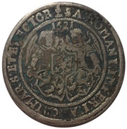 40 Groschen Kipper Thaler - John George I, Germany, 1621 reverse image