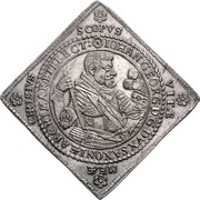 1 Thaler - John George I Klippe; Wedding of Marie Elisabeth and Frederick III obverse image