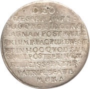 1 Thaler - John George I Death of John George I, Germany, 1656 reverse image