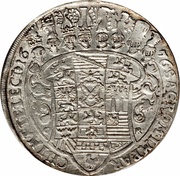 1 Thaler - John George II, Germany, 1658-1680 reverse image