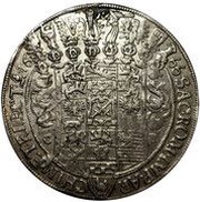 1 Thaler "Gesamttaler" - John George II, Germany, 1664-1668 reverse image