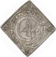 1 Thaler - John George II Klippe; Birth obverse image