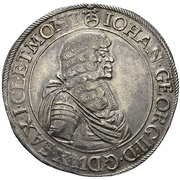 1 Thaler - John George II Wechseltaler obverse image