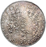 1 Thaler - John George III, Germany, 1690-1691 reverse image