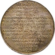 1 Thaler - John George III Death, Germany, 1691 reverse image