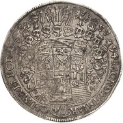 1 Thaler - John George IV, Germany, 1691-1694 reverse image