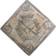 1 Thaler - John George IV Order of the Garter, Germany, 1693 reverse image