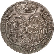 1 Thaler - Frederick August I, Germany, 1709-1733 reverse image