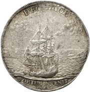 1 Thaler - Frederick August I Death, Germany, 1717 reverse image