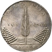 1 Thaler - Frederick August I Death, Germany, 1727 reverse image