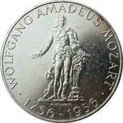 25 Schilling Mozart reverse image