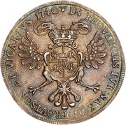 1 Thaler - Frederick August II, Germany, 1740-1745 reverse image
