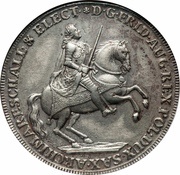 1 Thaler - Frederick August II Vicariat Issue obverse image