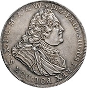 1 Thaler - Frederick August II obverse image