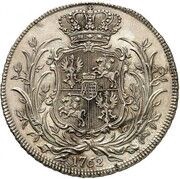 1 Thaler - Frederick August II Pattern, Germany, 1762 reverse image