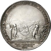1 Thaler - Frederick August III Prize Thaler, Germany, 1765 reverse image
