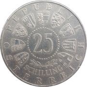 25 Schilling Mariazell obverse image
