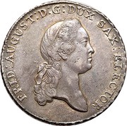 1 Thaler - Frederick August III obverse image
