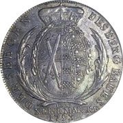 1 Thaler - Frederick August III, Germany, 1793 reverse image