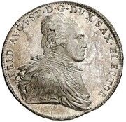 1 Thaler - Frederick August I Ausbeute - Pattern obverse image