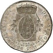 1 Thaler - Frederick August I Ausbeute - Pattern, Germany, 1807 reverse image