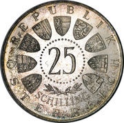 25 Schilling Auer von Welsbach obverse image