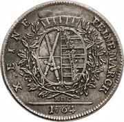 1 Conventionsthaler - Frederick August III, Germany, 1763-1764 reverse image