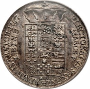 1 Conventionsthaler - Xavier, Germany, 1764-1768 reverse image