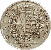 1 Conventionsthaler - Frederick August III, Germany, 1765-1768 reverse image